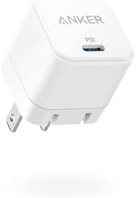Anker 20W Fast USB C Charger with Foldable Plug, PowerPort III 20W Cube Charger for iPhone 16 Series, Galaxy, Pixel, iPad (Cable Not Included)