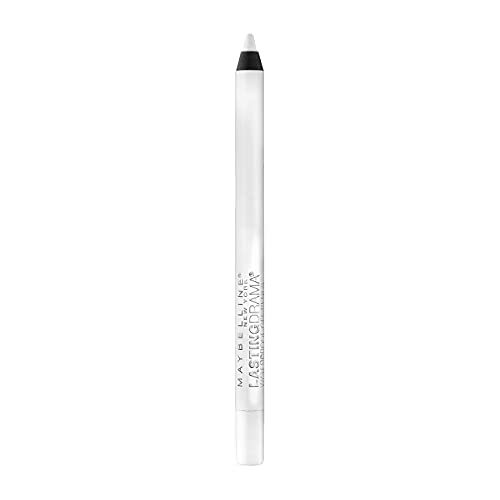 Maybelline Eye Studio Lasting Drama Waterproof Gel Pencil, Cashmere White 0.04 oz (Pack of 2)
