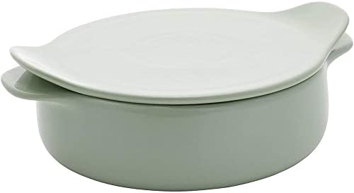 KitchenAid Vitrified Stoneware Round Baker, 2.25-Quart, Pistachio