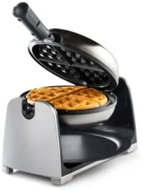 Oster DiamondForce Nonstick Flip Waffle Maker - Silver