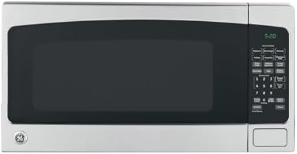 GE GCST07N1WSS Microwave Oven, 700-watt 6 Auto Cooking Settings, Child-Lock Technology, Kitchen Essentials for The Countertop, Dorm Room or Apartment, 0.7 Cu. Ft, Stainless Steel