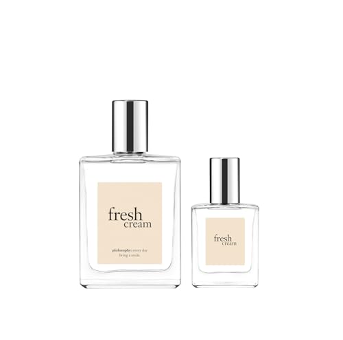 philosophy fresh cream eau de toilette - sweet & captivating women's perfume - with notes of vanilla, heliotrope & tonka bean - long lasting fragrance