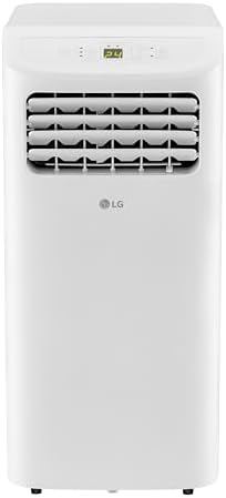 LG LP0524WFR Portable Air Conditioner w/Remote, Cools 150 Sq.Ft, Quiet Operation, 115V, 5,000 BTU (7700 ASHRAE), White