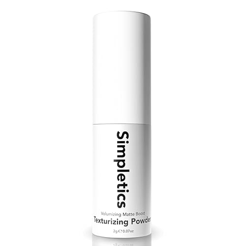 Texturizing Powder - All Natural, 4 Ingredient Nourishing Formula with Rice Starch - Chemical Free - Gives Volumized, Texturized, Matte Finish to Men & Women
