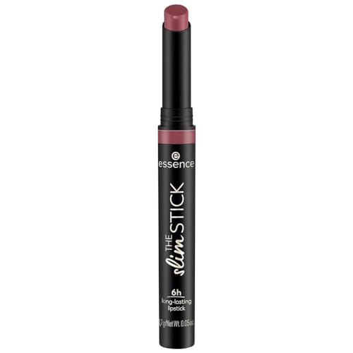 essence The Slim Stick, rossetto, n. 105, viola, lunga durata, nutriente, risultato espresso, colori intensi, opachi, vegani, senza profumo, senza alcool, senza parabeni, confezione da 1,7 g