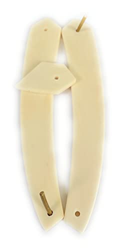 Handmade Camel Bone Straight Razor Scales Razor Handles With Hardware