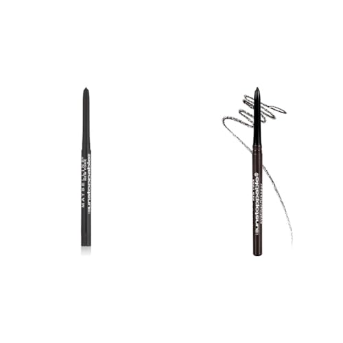 MAYBELLINE Unstoppable Waterproof Mechanical Black and Brown Eyeliners, 1 Count Each
