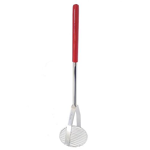 Pronto Nickel & Chrome-Plated Masher w/6" Round Head