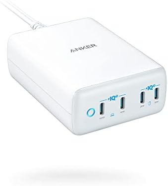 Anker USB C 120W, 547 Charger, PowerPort III 4-Port Charging Station for MacBook Pro/Air, iPhone iPhone 15/15 Plus/15 Pro/15 Pro Max/14/13 Series, Galaxy, Pixel 4/3, iPad Series, and More Devices