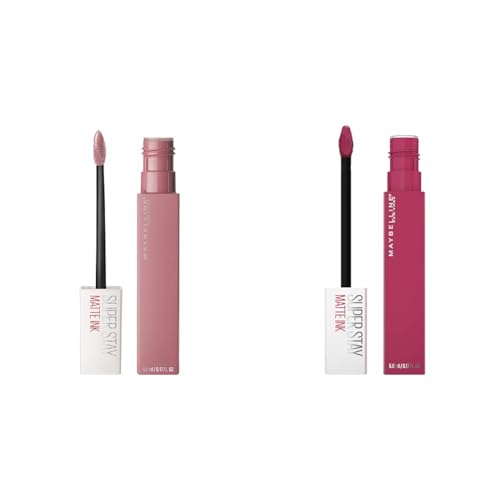 MAYBELLINE Super Stay Matte Ink Liquid Lipstick Set - Dreamer Warm Pink & Pathfinder Berry Pink