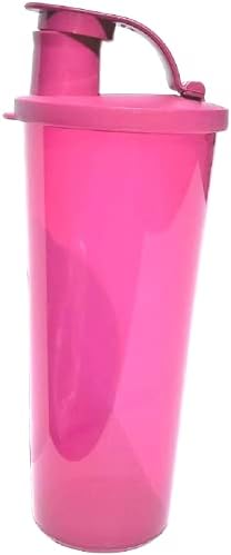 Tupperware 16 Oz Tumbler Pink Flip Top Seal Lid