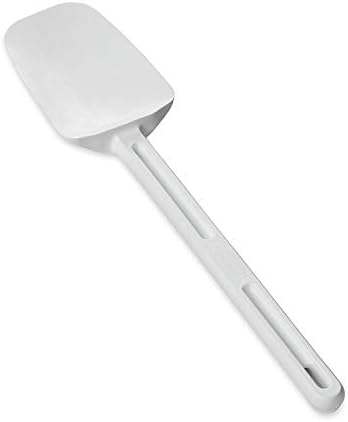 Rubbermaid Commercial Spoon-Shaped Spatula, 13 1/2 in, White - Includes one each.