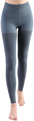 +MD Medical Compression Pantyhose for Women, 15-20mmHg Graduated Compression Tights, Footless Leggings for Leg Support