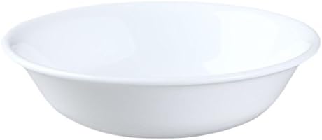 CORELLE Winter Frost White Dessert Bowls, 10 Oz (Pack of 3) by CORELLE Coordinates