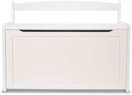 Melissa & Doug Toy Chest, Wooden Toy Storage Box with Safety-Hinged Lid, Kids Toys Storage Organizer for Playroom, Bedroom, & Montessori Classroom Furniture for Boys & Girls Ages 3+