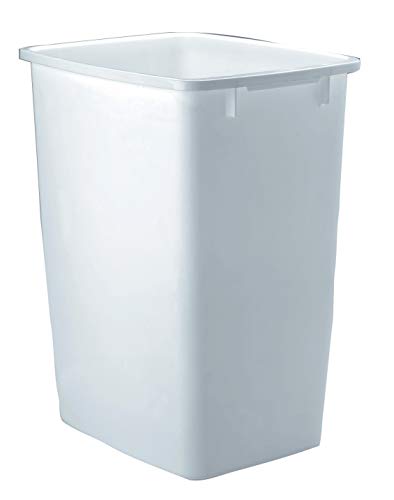 Rubbermaid FG280500WHT 21 Qt White Wastebasket