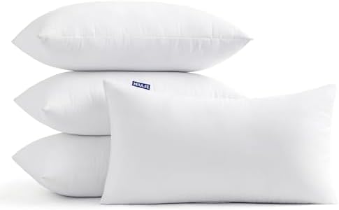 MIULEE 12x20 Inch Throw Pillow Insert Set of 4,Premium Pillow Stuffer Sham Rectangle for Decorative Cushion Bed Couch Sofa