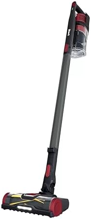 Shark WZ250RD Pet Pro Cordless Stick Vacuum with PowerFins Brushroll, XL Capacity, Self-Cleaning BrushRoll, LED Headlights, 40min Runtime, Perfect for Pets, Red (Renewed)