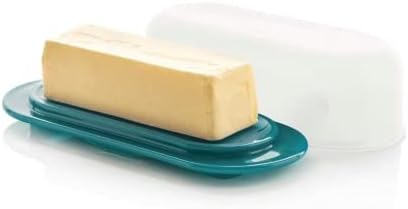 Tupperware Butter Dish Single Stick Caribbean Sea Blue