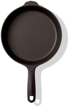 Field Company 8.38 Inch (Small) Cast Iron Skillet – No.6, Perfect for 2 Servings, Lightweight & Smooth, Preseasoned with Organic Oil – Made in USA, Non-Toxic, Vintage Design