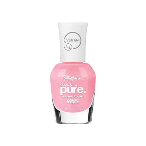 Sally Hansen Good.Kind.Pure.™, Just Bloom, 16-free and 100% Vegan, Long Lasting, Pink Nail Polish