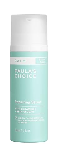 Paula’s Choice CALM Repairing Serum for Sensitive Skin, Calms + Soothes Redness, Lightweight Hydration with Hyaluronic Acid for All Skin Types, 1 Fl Oz