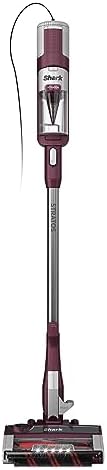 Shark HZ3000 Stratos Ultralight Corded Stick Vacuum with DuoClean PowerFins HairPro, Self-Cleaning Brushroll, & Odor Neutralizer Technology, Red Plum (Renewed)