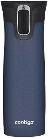 Contigo AUTOSEAL West Loop Vacuum-Insulated Stainless Steel Travel Mug with Easy-Clean Lid, 20oz., Midnight Berry