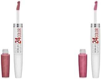 MAYBELLINE Super Stay 24 Liquid Lipstick, Forever Chestnut & Very Cranberry, 2 Count