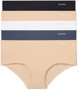 Calvin Klein Women's Invisibles Seamless Hipster Panties, Multipack