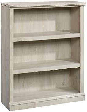 Sauder Miscellaneous Storage 3-Shelf Bookcase/ book shelf, Chalked Chestnut finish