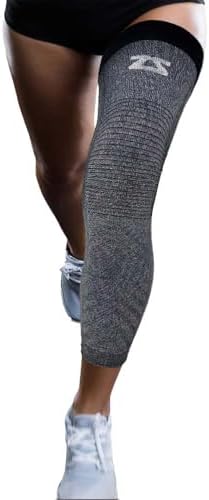 Zensah Full Leg Compression Sleeve - Long Length Support for Thigh, Knee, Calf for Men, Women, Running, Basketball, Football