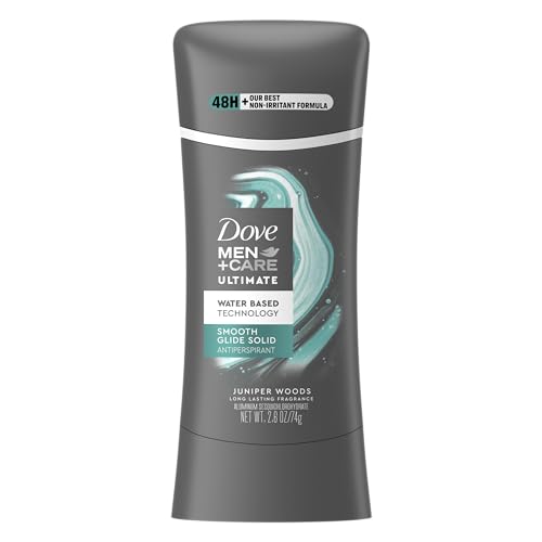 Dove, Men Care Ultimate Smooth Glide Solid Antiperspirant Juniper Woods, 2.6 Ounce