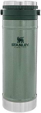Stanley Travel Mug with Integrated French Press 16 oz | 5 Minute Brew, 4 Hours Hot, Leakproof Lid | Mesh Filter for Coffee Grounds | Insulated Stainless Steel Coffee Maker | BPA-Free