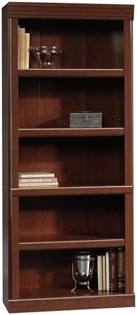 Sauder Heritage Hill Library/Book Shelf, L:29.80" x W:13.09" x H:71.26", Classic Cherry