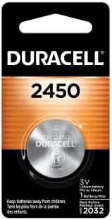 Duracell - 2450 3V Lithium Coin Battery - long lasting battery - 6 Count (Pack of 1)