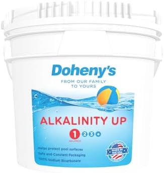 Doheny's Alkalinity Up | Pool Alkalinity Increaser | Raises Total Alkalinity & pH | Water Balancer | Fast Acting | Reduces Corrosion | Proudly Made in USA | 25 lb