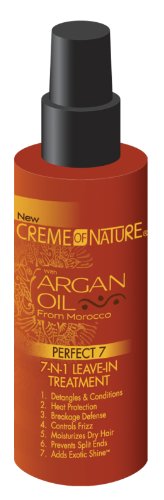 Creme Of Nature Argan Oil Leave-In 7-N-1 Treatment 4.23 Ounce (125ml) (6 Pack)