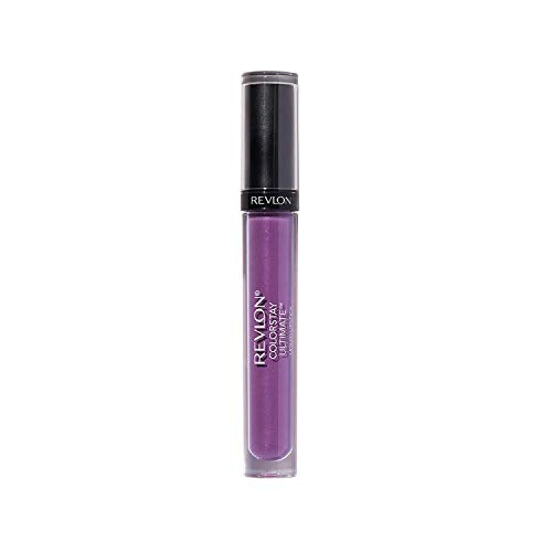 Revlon ColorStay Ultimate Liquid Lipstick, Longwear Rich Lip Colors, Wears for Up to 24 Hours, Satin Finish, 080 Vigorous Violet, 0.1 fl oz