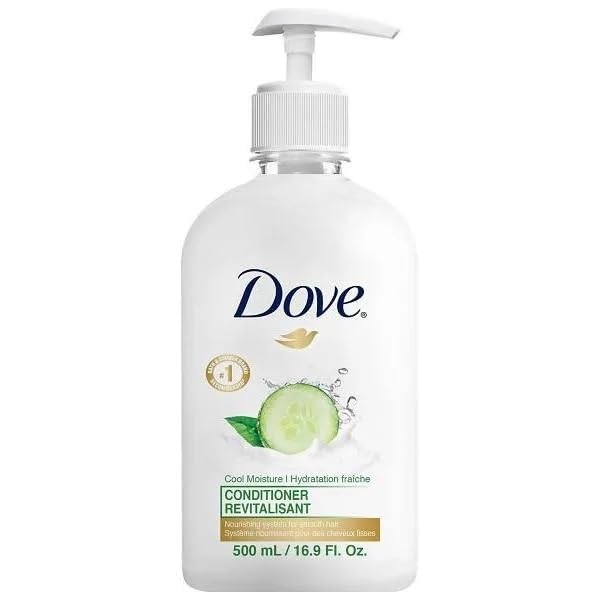 Dove Cucumber Conditioner 500ml (16.9 oz) with Pump Dispenser - Case of 24