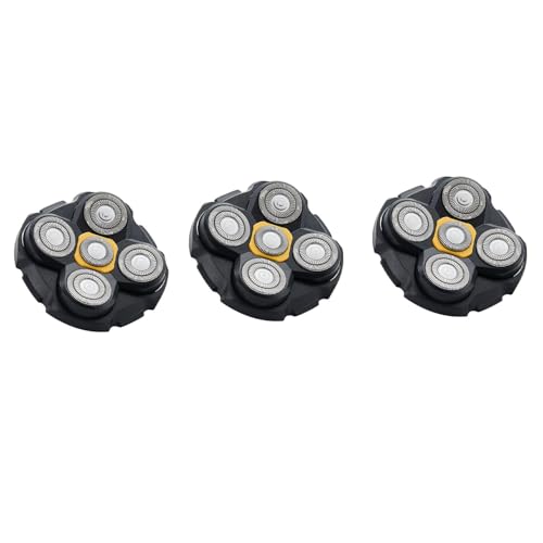 3PCS Shaver Replacement Blades Compatible with MicroTouch Titanium Head,Stainless Steel Material
