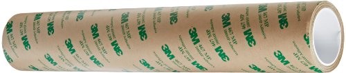3M 467MP Adhesive Transfer Tape, Bonding & Laminating, Clear, 12 in x 5 yds, 1 Roll