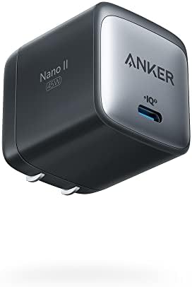 Anker USB C Charger, 713 Charger (Nano II 45W), GaN II PPS Fast Compact Foldable Charger for MacBook Pro, Galaxy, iPhone 15, Steam Deck, and More