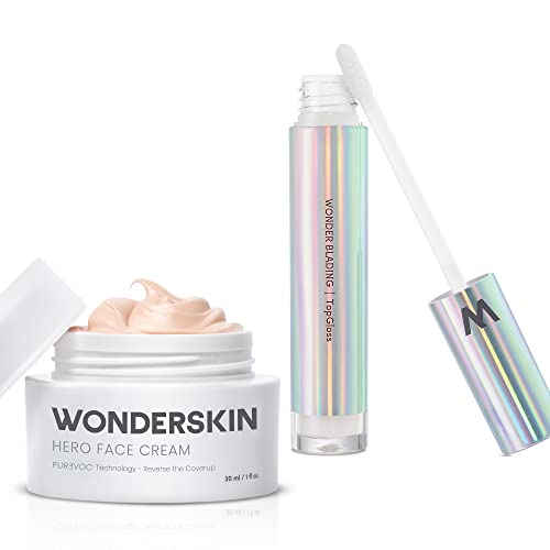 Wonderskin Purevoc Hero Face Cream and Top Gloss Holographic Set