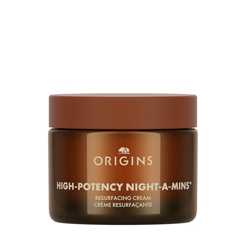 Origins High-Potency Night-A-Mins Resurfacing Moisturizer with Fruit-Derived AHAs | Renews & Replenishes, 1.7 Fl Oz
