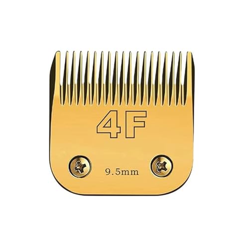 #4FC Clipper Blade Dog Grooming Compatible with Andis Clippers Detachable Carbon Steel Sharp Also Compatible with Wahl/Oster Dog Clippers