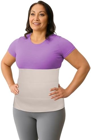 Abdominal Binder Post Surgery Tummy Tuck | Postpartum Belly Band Wrap | Post C Section Belly Binder | Stomach Compression Hernia Belt For Men or Women After Pregnancy Hysterectomy XXXL