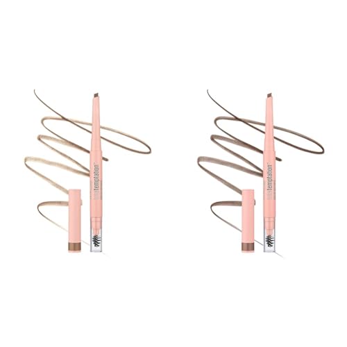 Maybelline Total Temptation Eyebrow Definer Pencil Blonde Soft Brown 2 Count Bundle