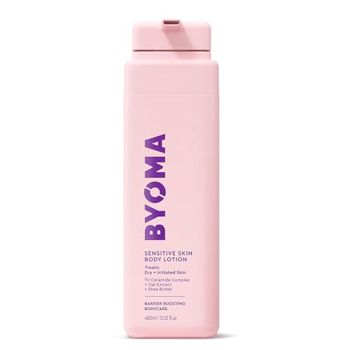 BYOMA Sensitive Body Lotion - For Dry, Irritated Skin - Fragrance-Free Moisturizer with Colloidal Oat & Shea Butter - Soothes & Relieves Itching - Skin Barrier Support - 13.52 fl oz