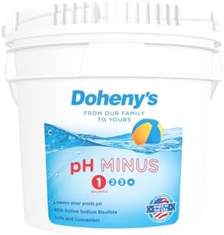 Doheny's pH Minus | pH Down for Pools | Sodium Bisulfate Dry Acid | Fast Acting pH Reducer | Pool Water Balancer | Pro Strength | Works in All Pool Types | Proudly Made in USA | 30 lb